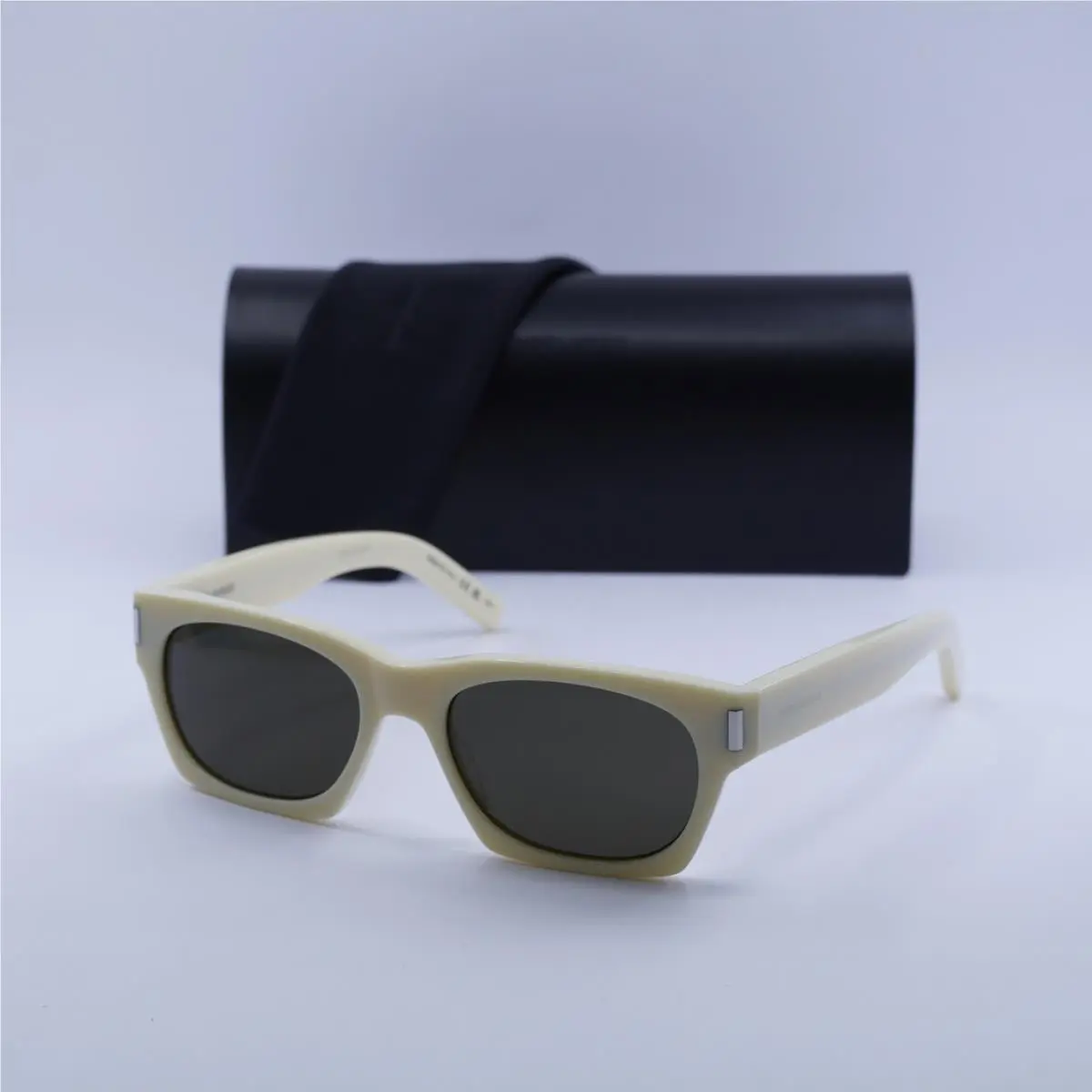 Saint Laurent SL402 020 Ivory/grey 54-18-145 Sunglasses by Yves Saint Laurent