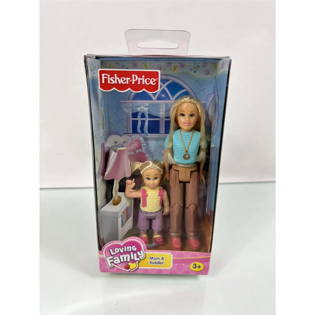 Fisher Price Loving Family Dollhouse Blonde Mom Toddler Girl Dolls 2006 2