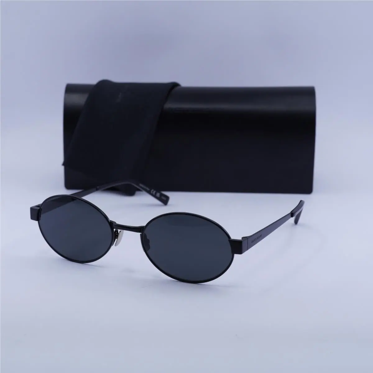 Saint Laurent SL692 001 Semimatte Black/black 55-19-145 Sunglasses by Yves Saint Laurent