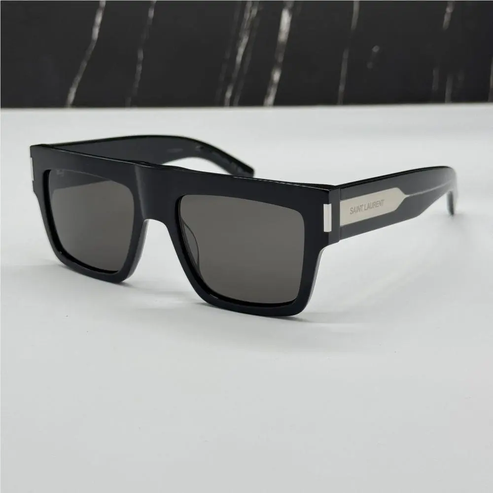 SL628 001 Saint Laurent Square Black Unisex SL 628 001 Sunglasses by Yves Saint Laurent