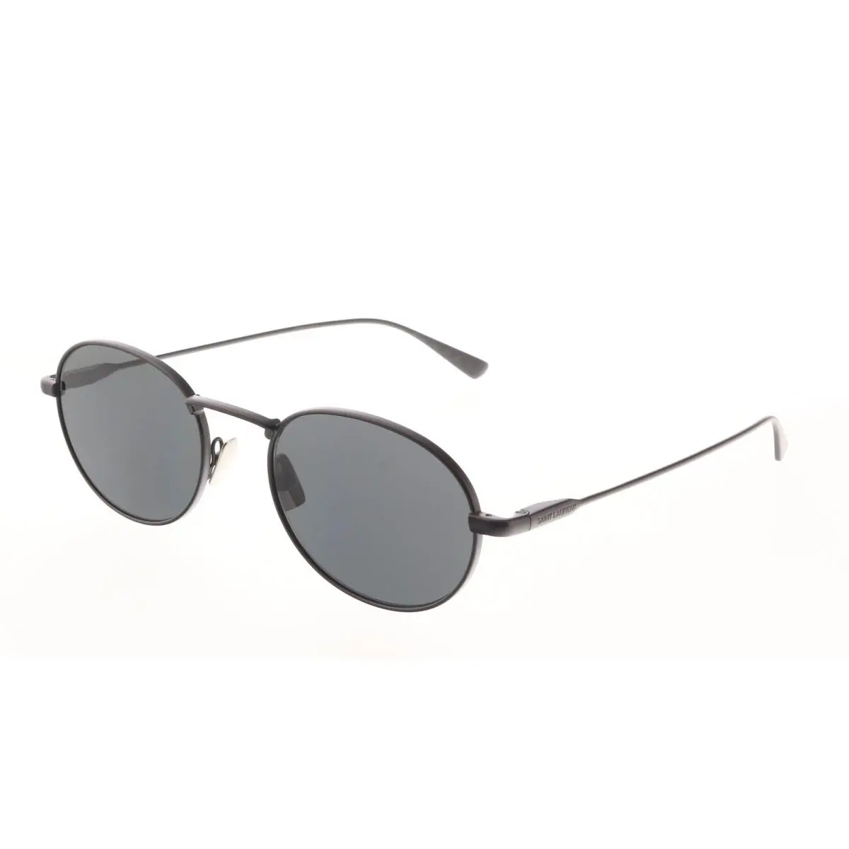 Saint Laurent SL 799-001 Urban Matte Black Round Metal Sunglasses with by Yves Saint Laurent