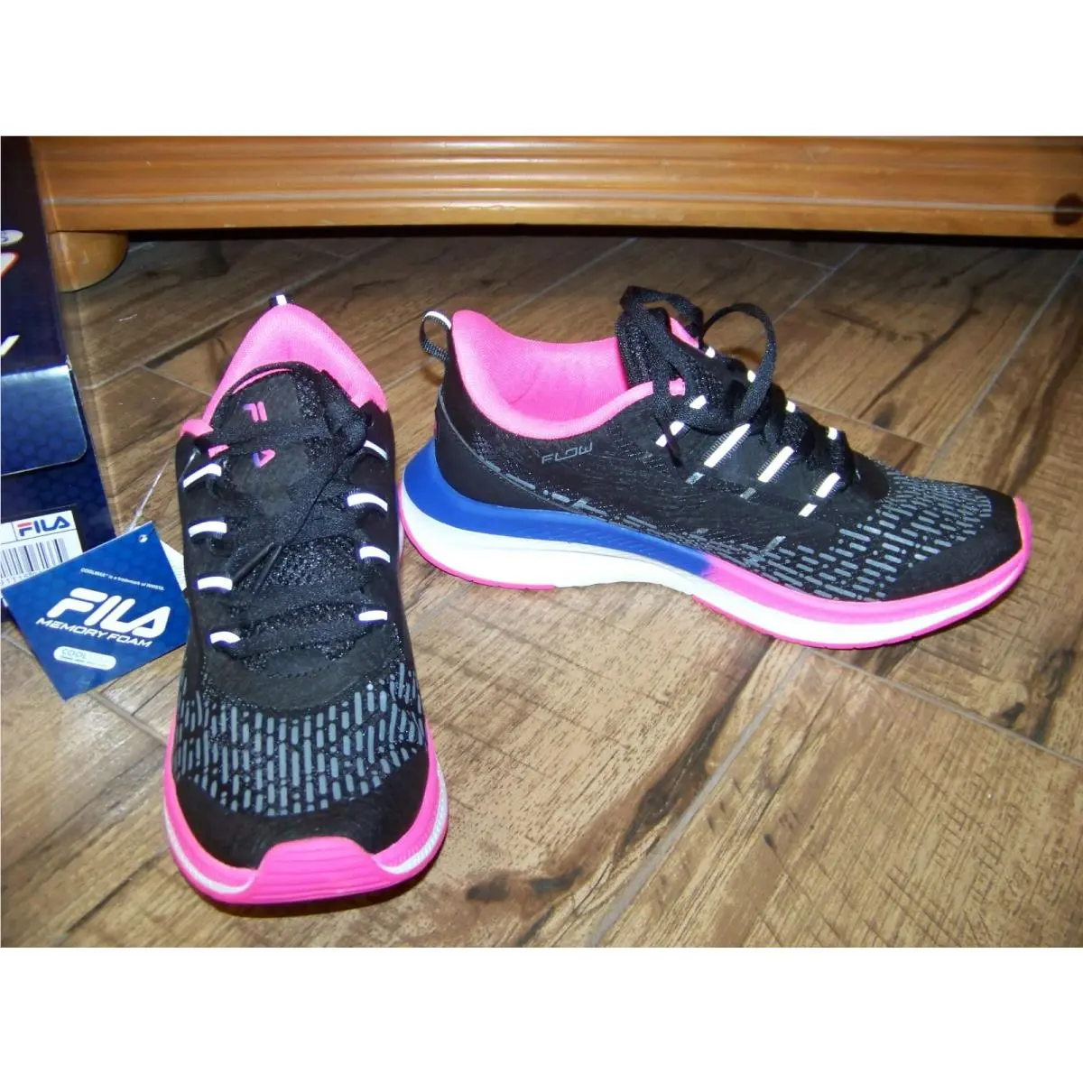 Fila shoes - Black/Pink/Blue colors (UPC: 691115061330) 9