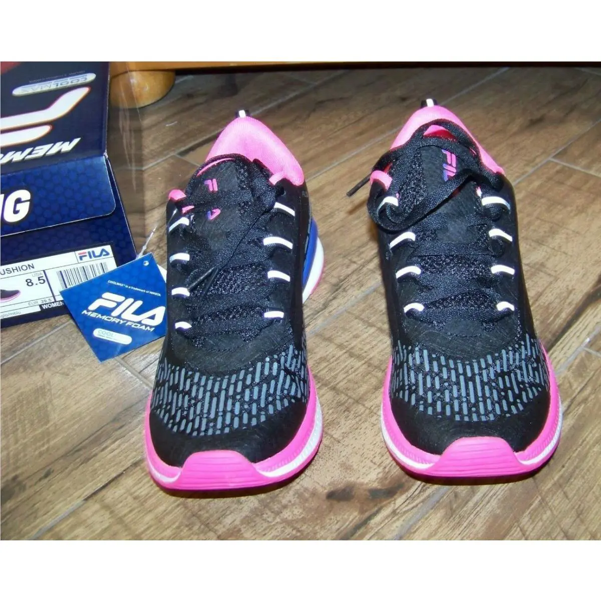 Fila shoes - Black/Pink/Blue colors (UPC: 691115061330) 2