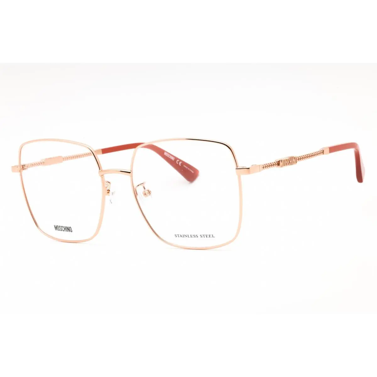 Moschino Women Eyeglasses Size 56mm-145mm-17mm - gold, Frame: gold