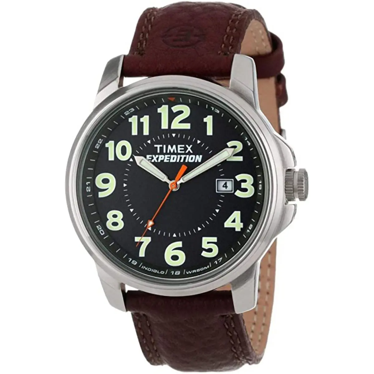 Timex Watch T44921 Men`s Expedition Field Easy Reader Indiglo Classic Analog - Brown