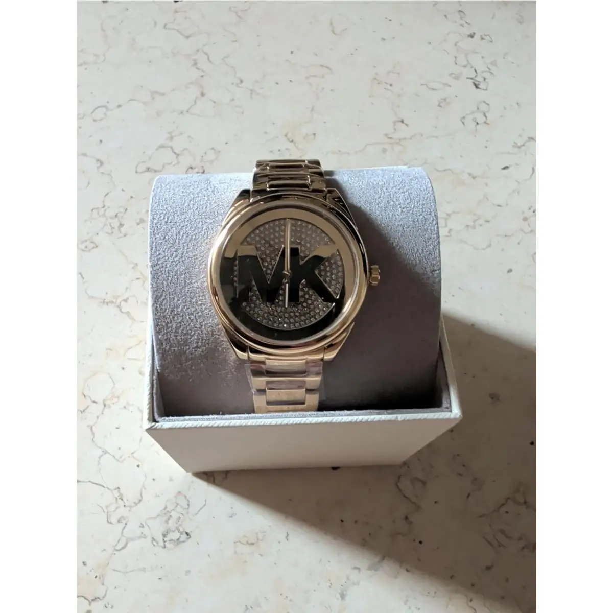 Janelle 42 mm Gold Stainless Steel Women`s Wristwatch by Michael Kors