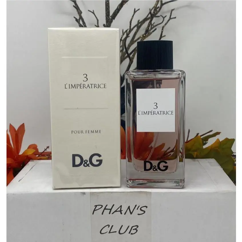 Dolce Gabbana D G Anthology L`imperatrice 3 Edt 3.3oz Floral Aquatic Perfume For Women