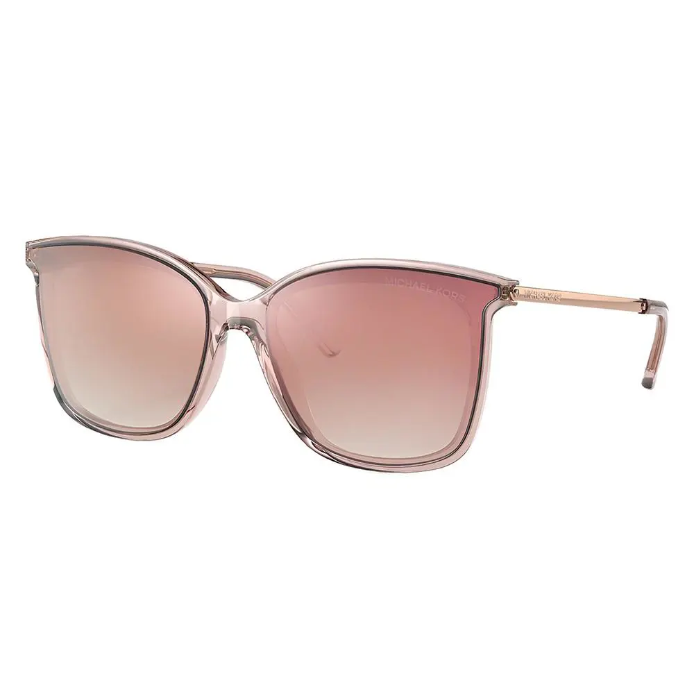 Michael Kors Zermatt MK 2079U 31756F Pink Transparent Metal Sunglasses Rose - Frame: Pink, Lens: Brown