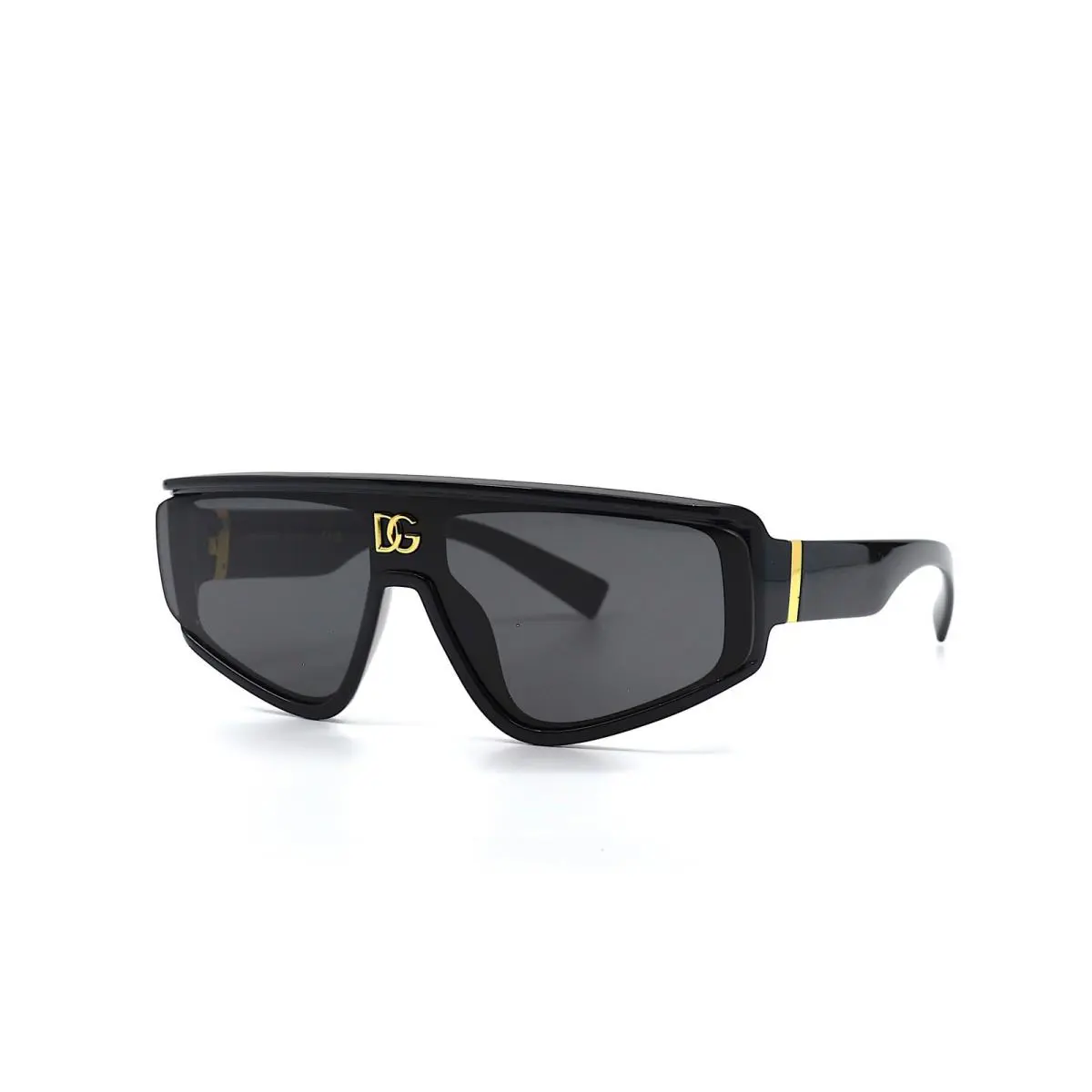 Dolce Gabbana DG6177 501/87 Black Grey Unisex Sunglasses Made in Italy