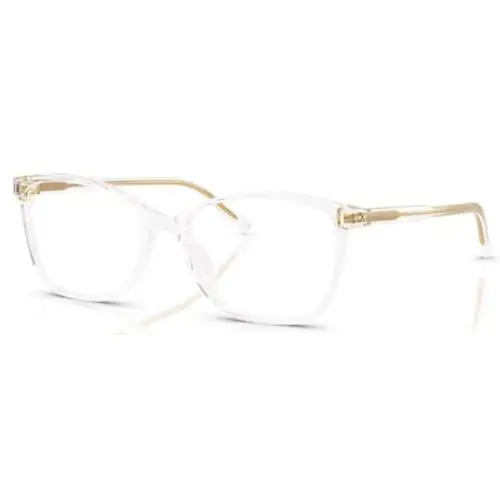 Dolce Gabbana DG3424 3133 Eyeglasses Women`s Crystal Full Rim Rectangle 54mm - Frame: Clear