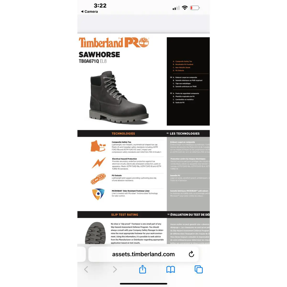 Timberland shoes - sawhorse - sawhorse - Gray (UPC: 196246586887) 16