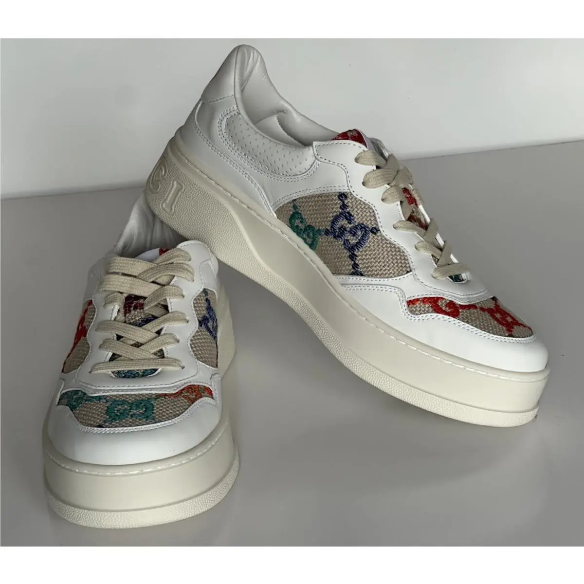 Women’s GG Dali Soft Sneakers White/multicolor 11 US/41 Euro 670408 by Gucci