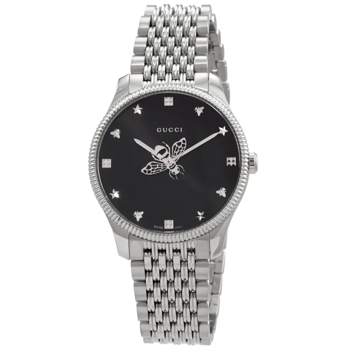 Gucci G-timeless Quartz Black Dial Unisex Watch YA1264154
