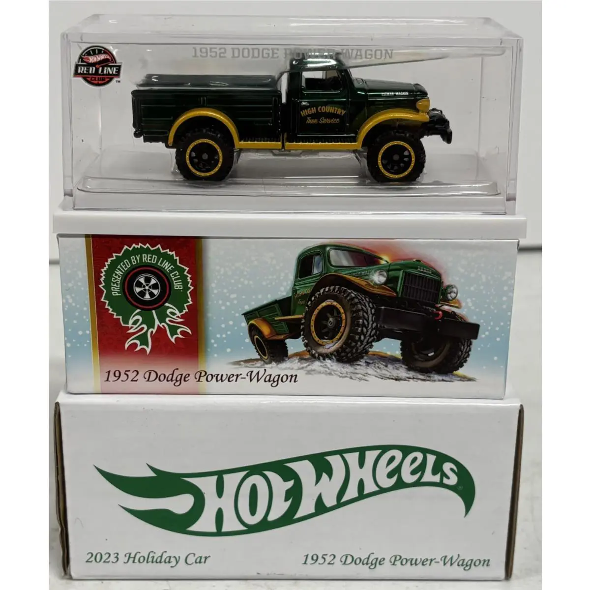 2023 Hot Wheels Rlc 1952 Dodge Power Wagon Green -holiday Car 04467/30000