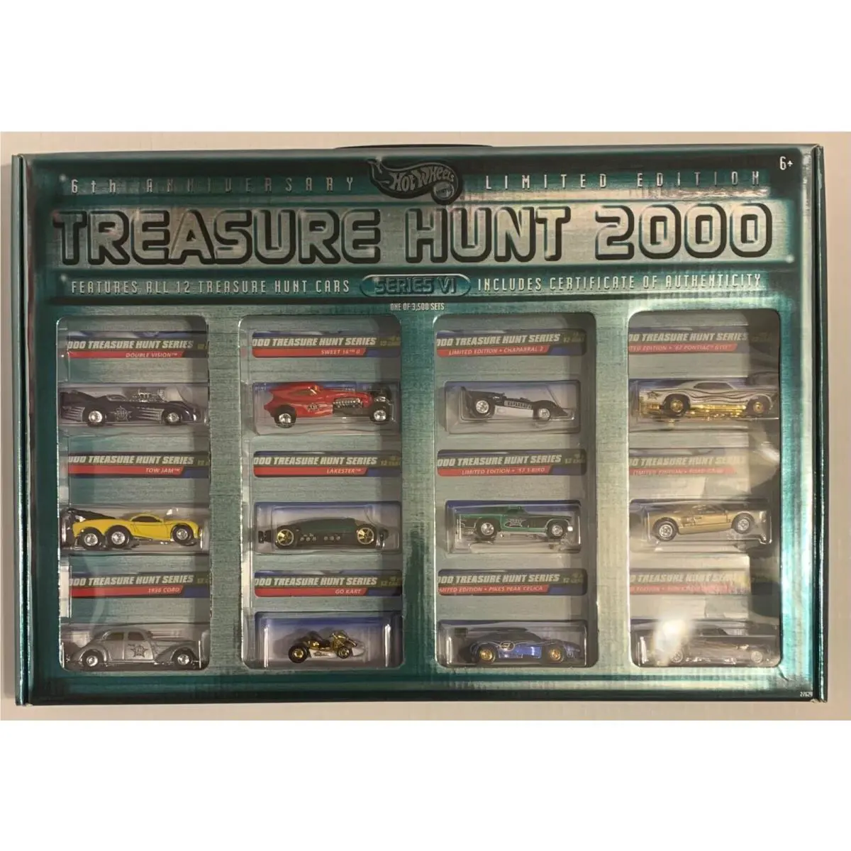 2000 Hot Wheels J.c. Penney Treasure Hunt Set Of 12 Limited Edition 1 Of 3500