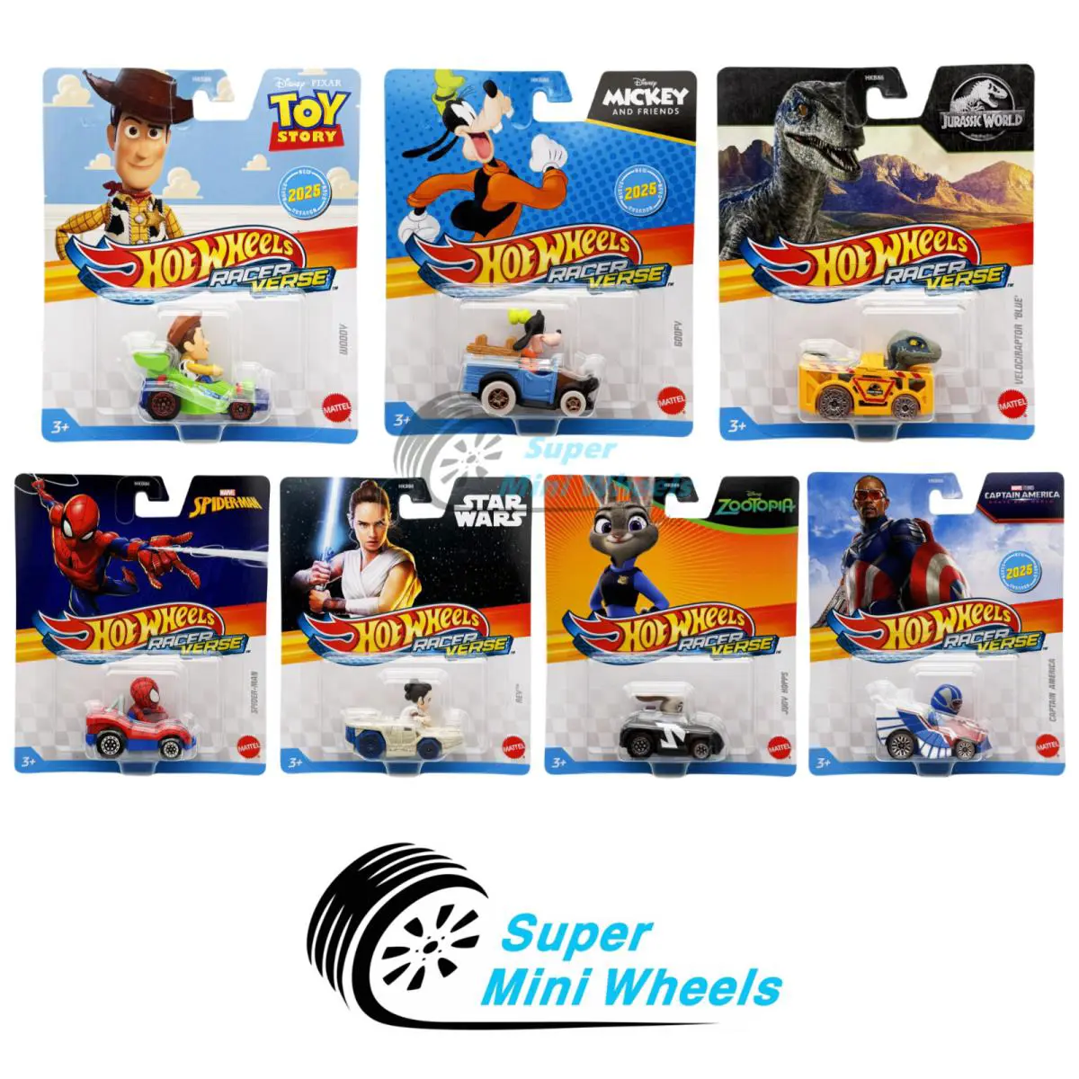 Hot Wheels 2025 Racer Verse 7 Cars Set - C Case