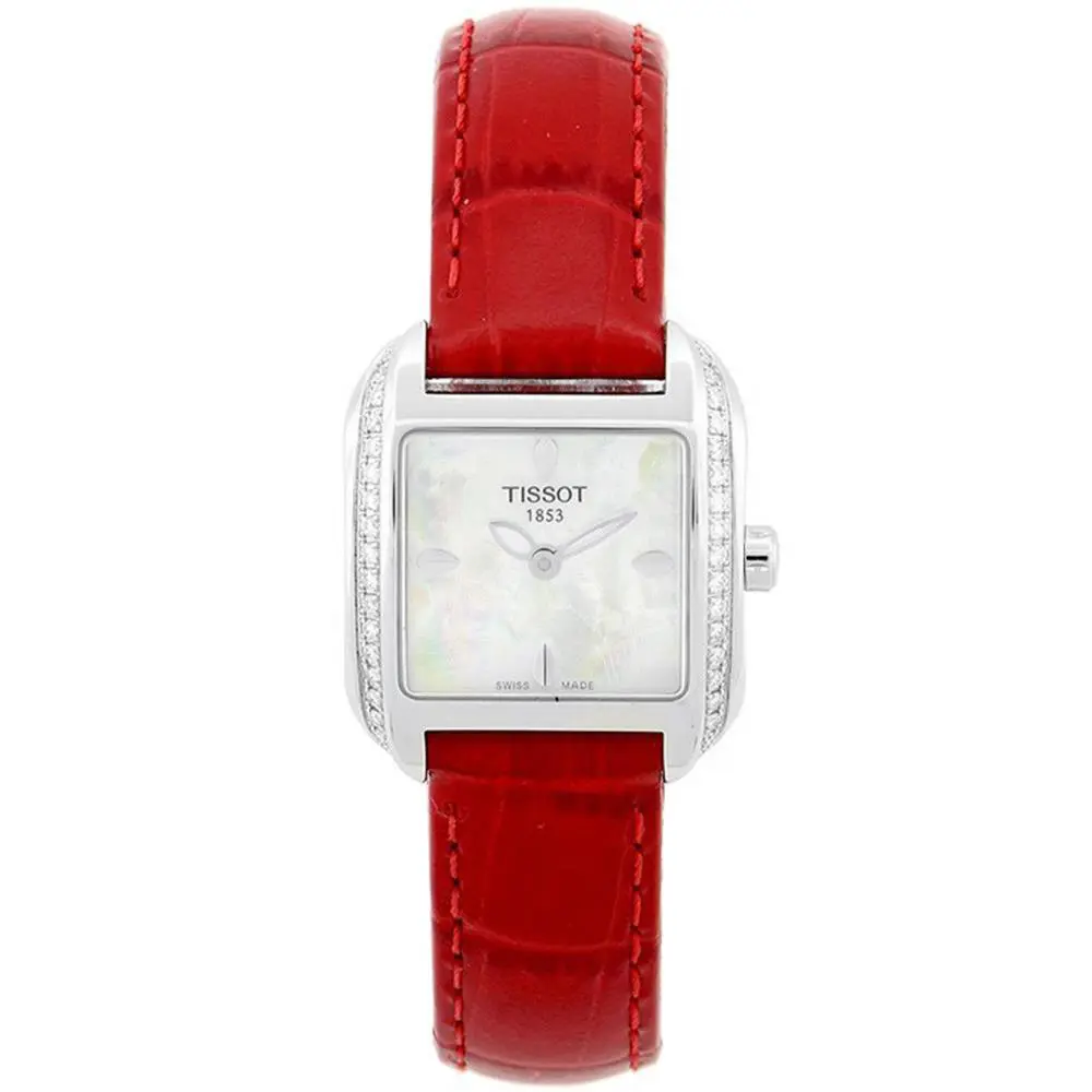 Tissot Women`s T-wave Mother of Pearl Dial Watch - T02136571