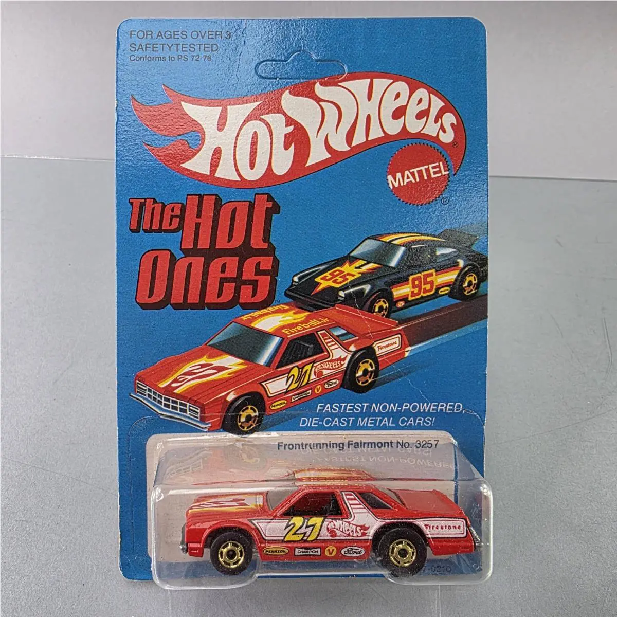 Frontrunning Fairmont 3257 Hot Wheels The Hot Ones Red Vintage 1981 Hong Kong