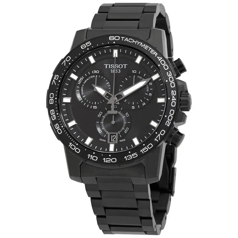T-sport Chronograph Quartz Black Dial Men`s Watch T125.617.33.051.00 by Tissot