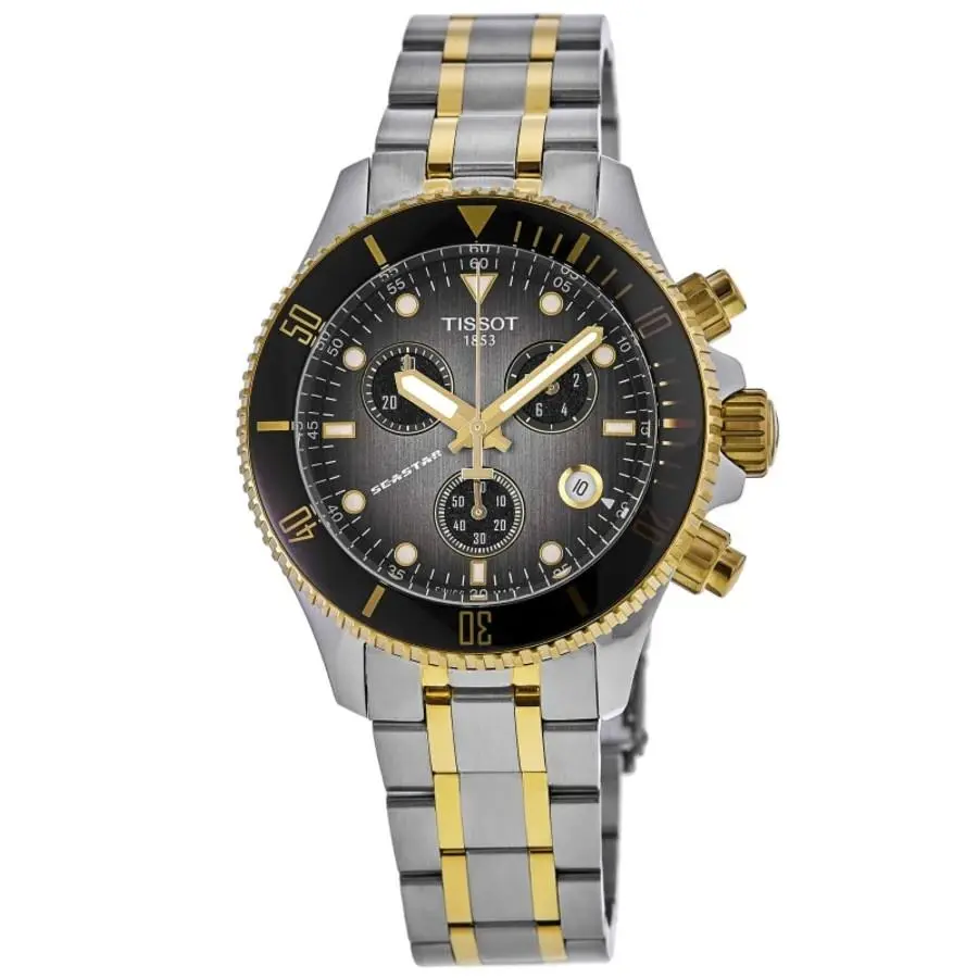 Tissot Seastar 1000 Chronograph 38mm Grey Men`s Watch T120.217.22.061.00