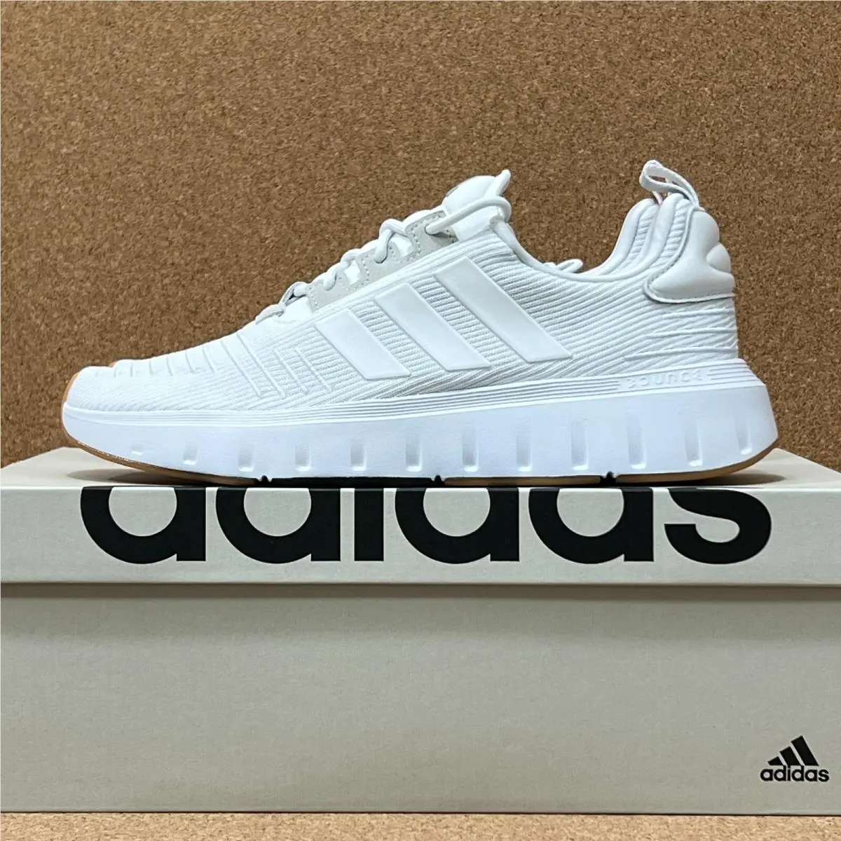 Adidas Swift Run 23 Men`s Size 8 Running Shoes Cloud White Sneakers Trainers