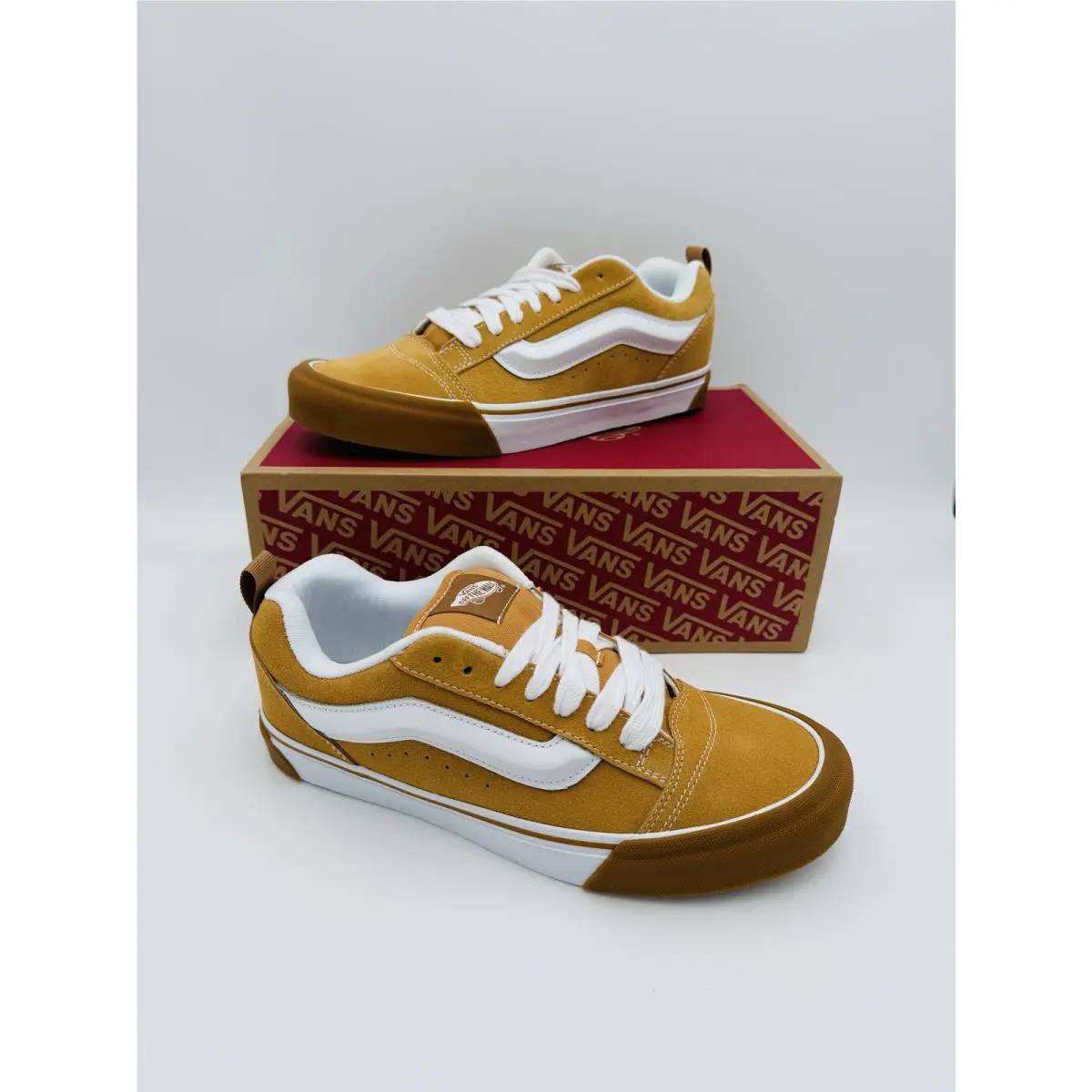 Vans shoes - VANS Knu Skool - Knu Skool - VN0009QCBLS - Yellow 11