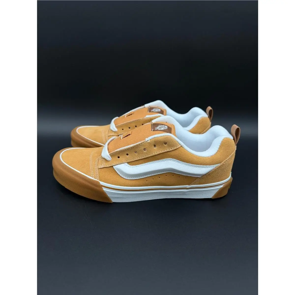 Vans shoes - VANS Knu Skool - Knu Skool - VN0009QCBLS - Yellow 12