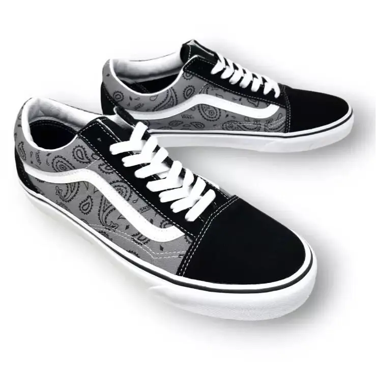Vans shoes - VANS Old Skool - Old Skool - VN-0005UFBQJ - Grey/White 1