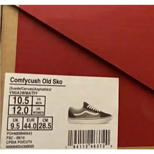Vans shoes - VANS ComfyCush - ComfyCush - VN-0A3WMATFF - Gray 9