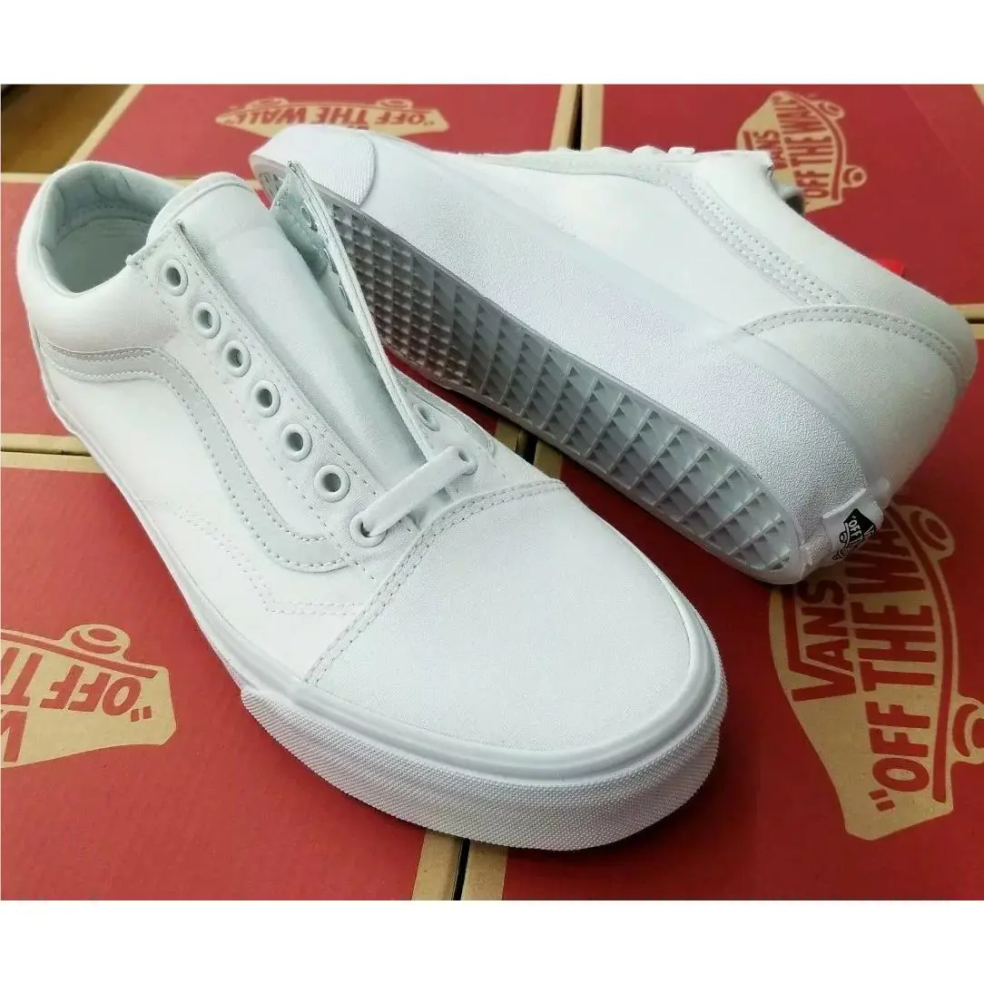 Vans shoes - OLD SKOOL - OLD SKOOL - VN000D3HW00 - White, Manufacturer: WHITE 3
