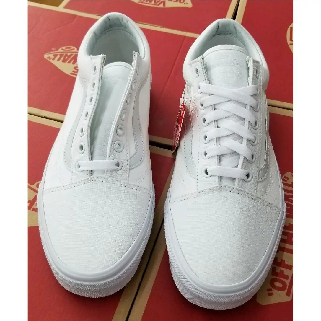 Vans shoes - OLD SKOOL - OLD SKOOL - VN000D3HW00 - White, Manufacturer: WHITE 5