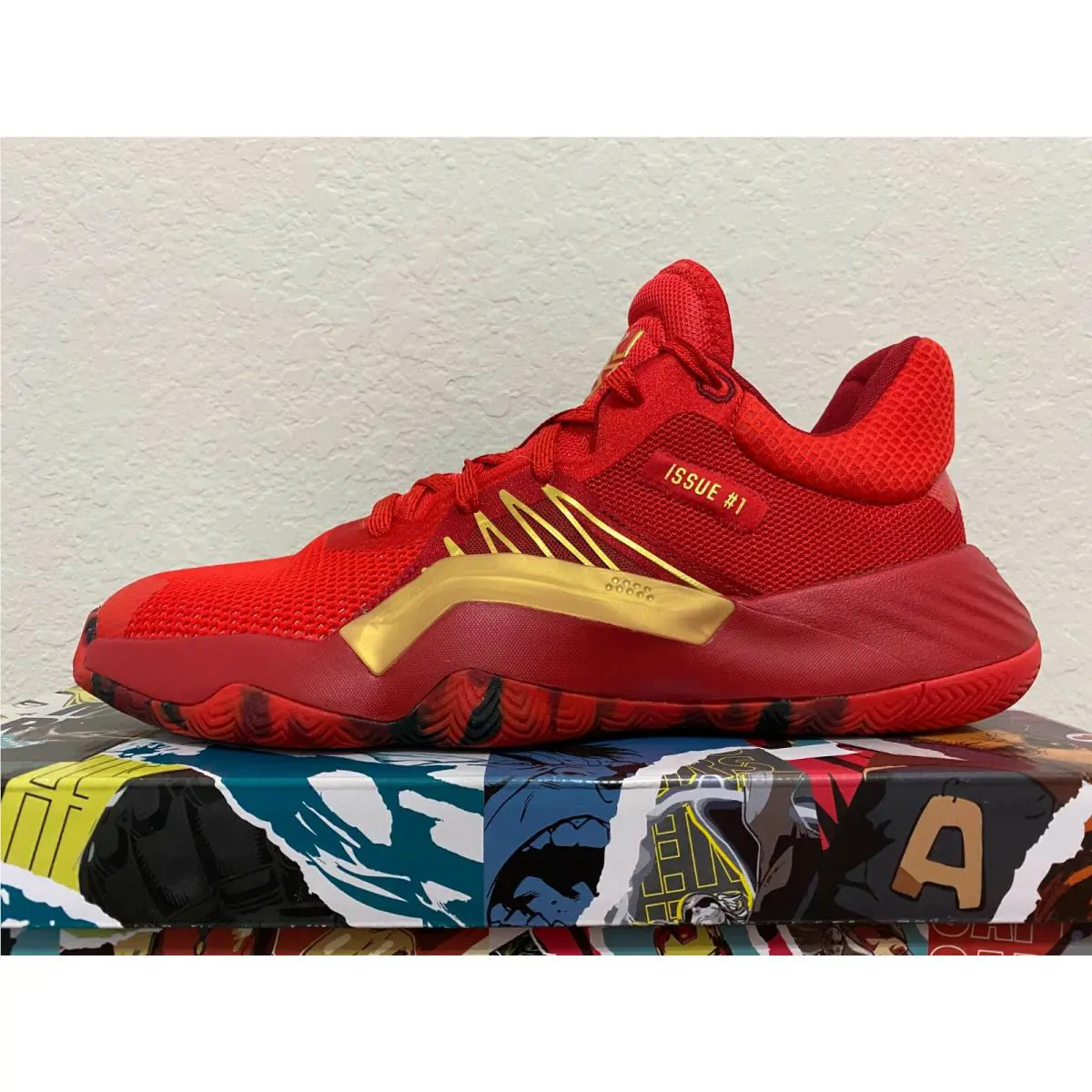 Adidas shoes - adidas D.O.N. Issue - Issue - EG0490 - Red 1