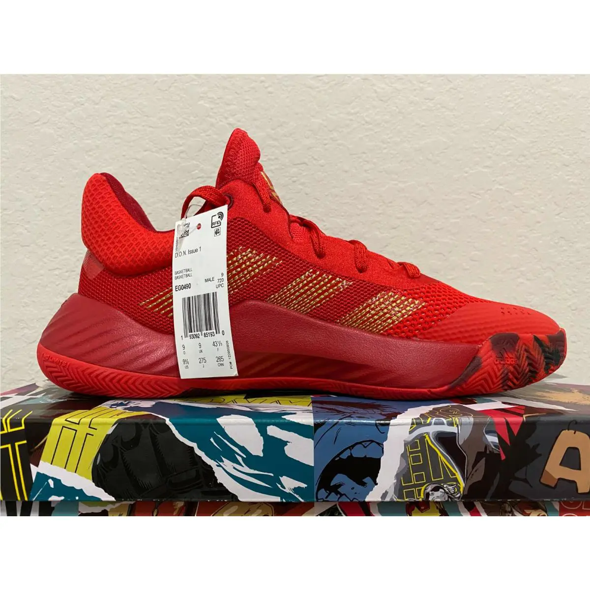 Adidas shoes - adidas D.O.N. Issue - Issue - EG0490 - Red 2