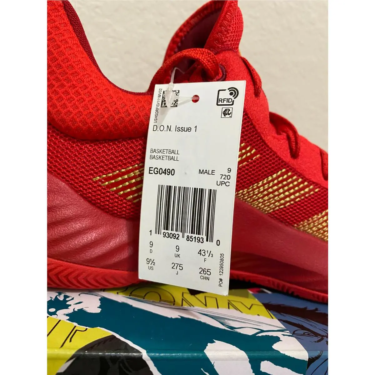 Adidas shoes - adidas D.O.N. Issue - Issue - EG0490 - Red 3