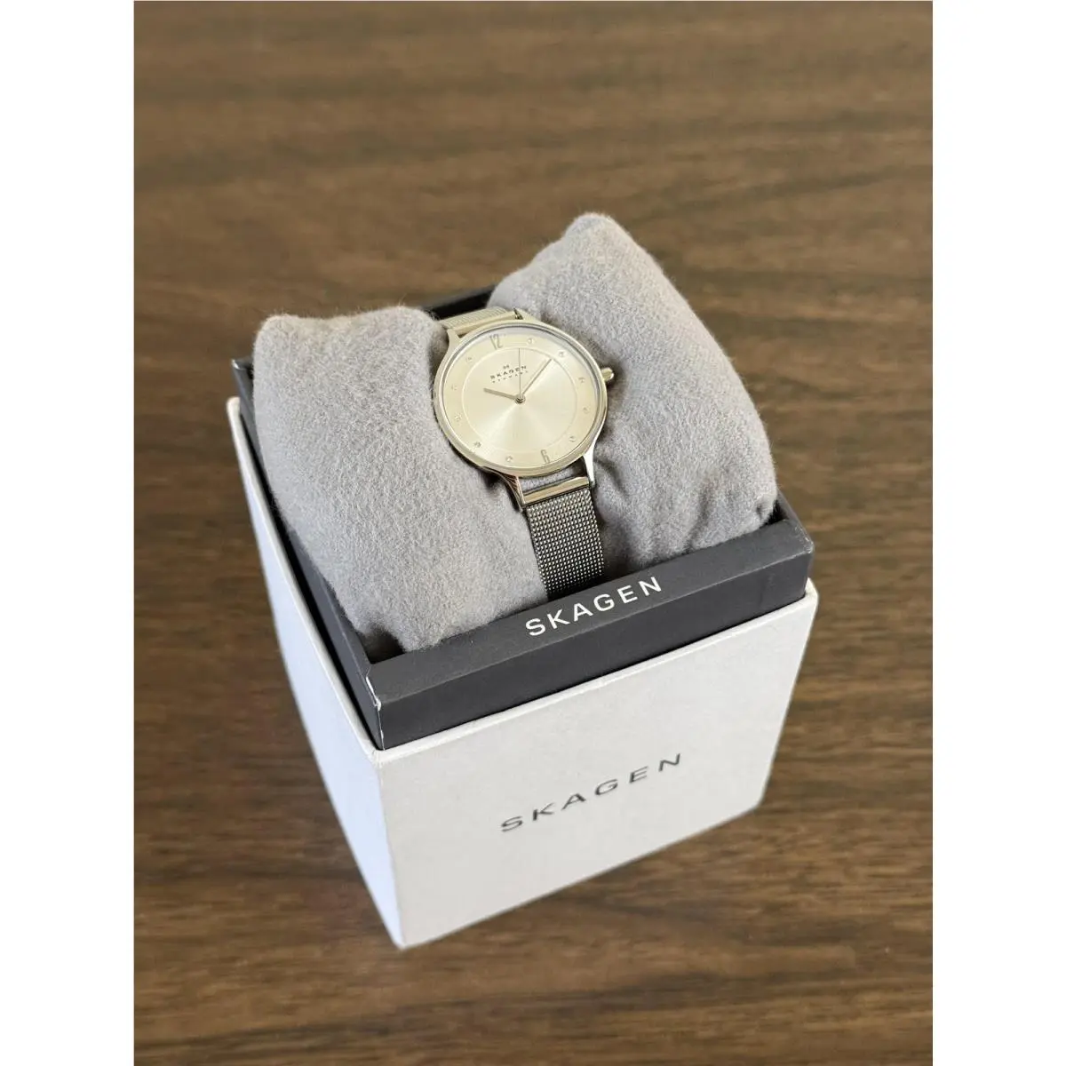 Skagen SKW2149 Womens Anita Watch Silver Dial Stainless Mesh Milanese Quartz - Dial: Silver, Band: Silver, Bezel: Silver