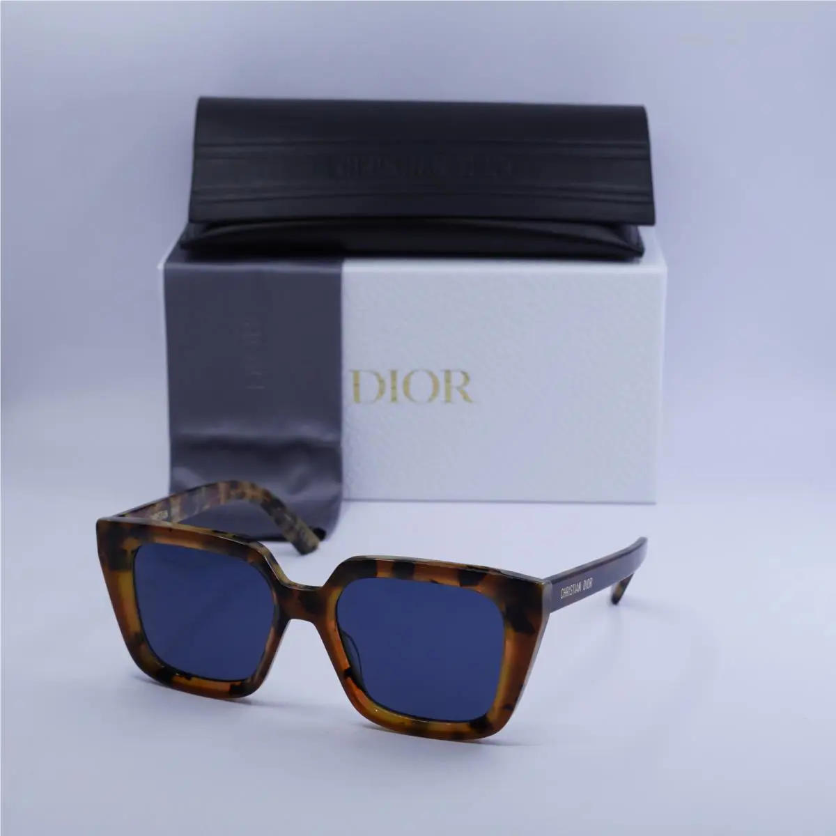 Dior Diormidnight S1I 26B0 Coloured Havana/blue 53-18-140 Sunglasses