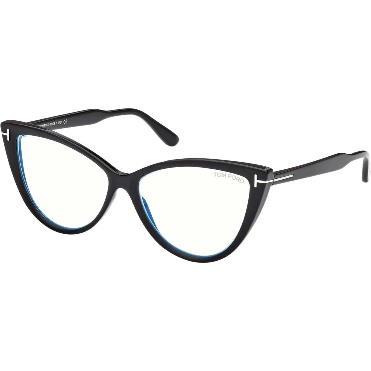 Tom Ford FT5843-B 005 Black/clear Blue Light Block 56MM Eyeglasses