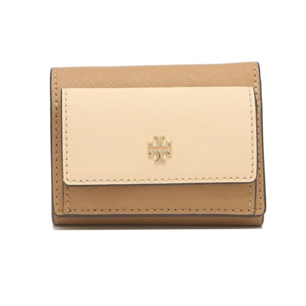Women`s Emerson Micro Wallet Cardamom / Natural - 78617 by Tory Burch