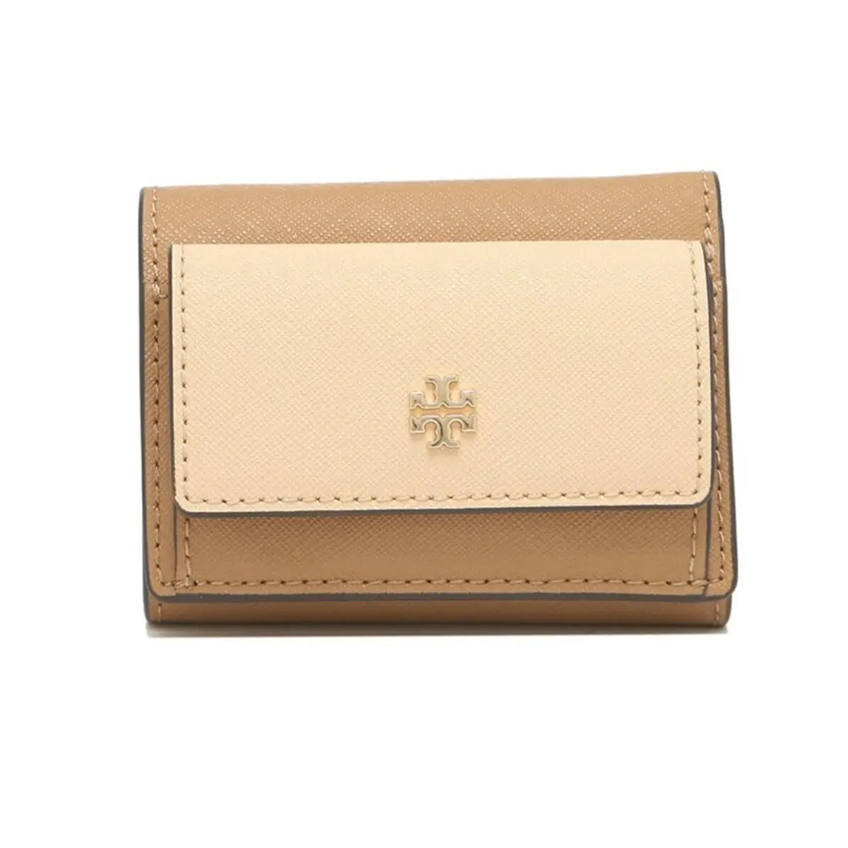 Women`s Emerson Micro Wallet Cardamom / Natural - 78617 by Tory Burch