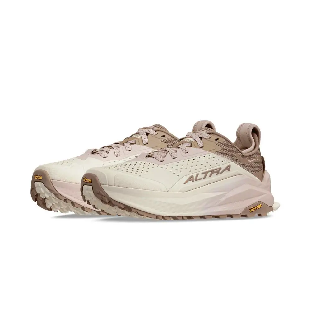 Altra Women`s Olympus 6 Trail Running Shoe - Taupe Pink - 7.5 - taupe pink