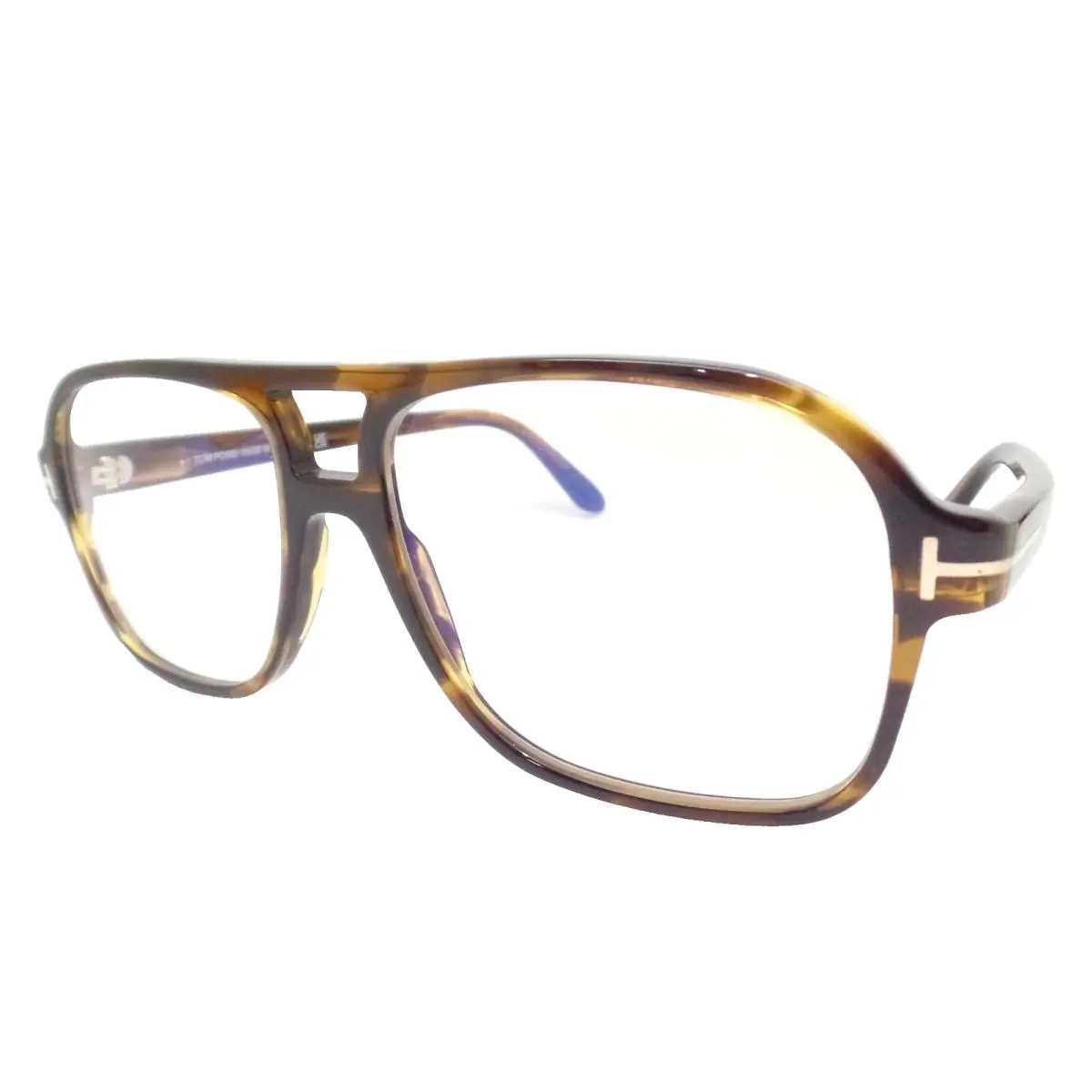 Tom Ford TF 6058 B 056 Coloured Havana 58mm Blue Block Frames