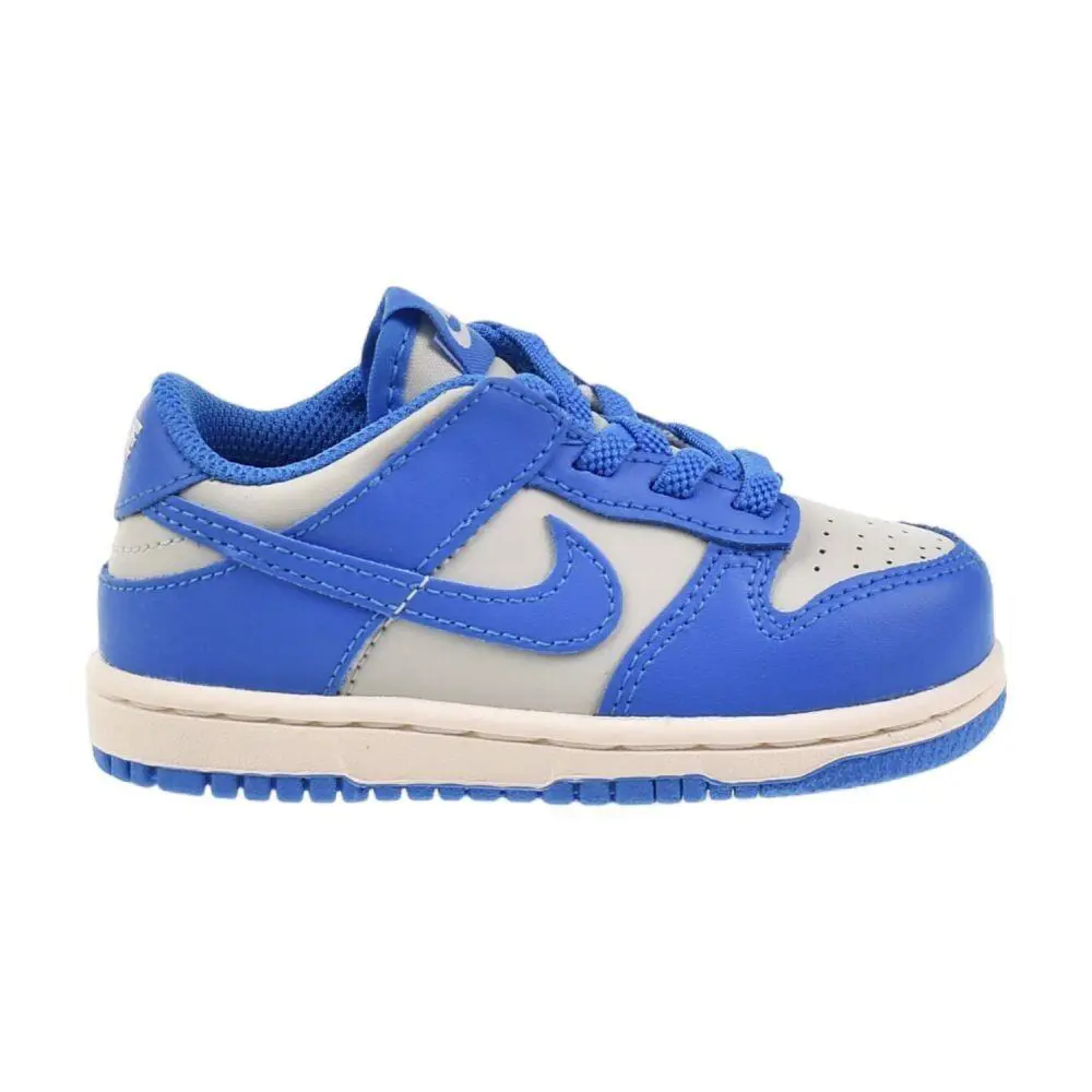 Nike Dunk Low TD Toddlers` Shoes Light Silver/lt Photo Blue FB9107-004 - Light Silver/LT Photo Blue