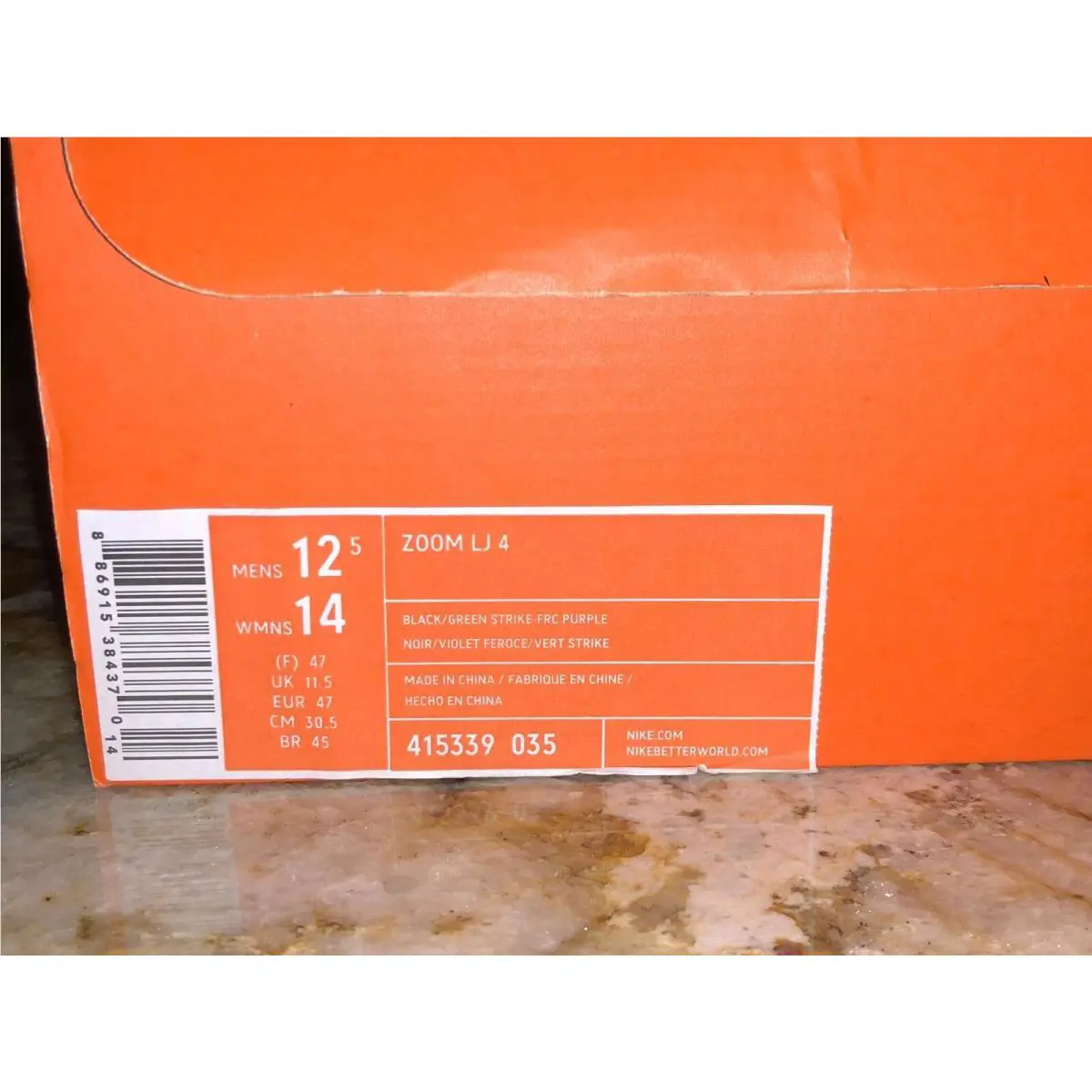 Nike shoes - NIKE Zoom LJ 4 - Zoom - 415339 - Black 7