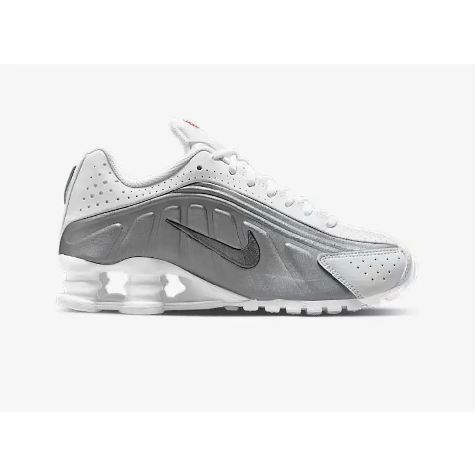 Nike shoes - Nike Shox R4 - Shox - WHITE /METALLIC SILVER WHITE 0