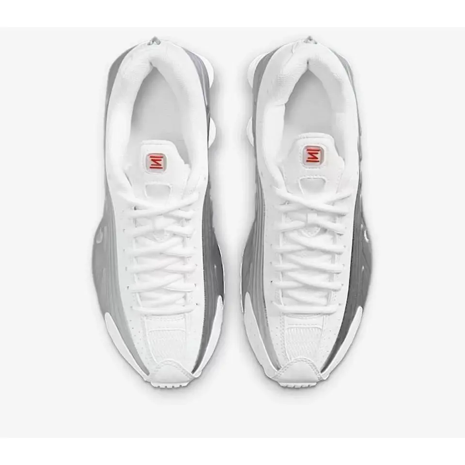 Nike shoes - Nike Shox R4 - Shox - WHITE /METALLIC SILVER WHITE 1