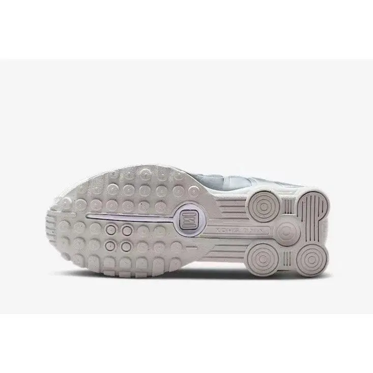 Nike shoes - Nike Shox R4 - Shox - WHITE /METALLIC SILVER WHITE 10