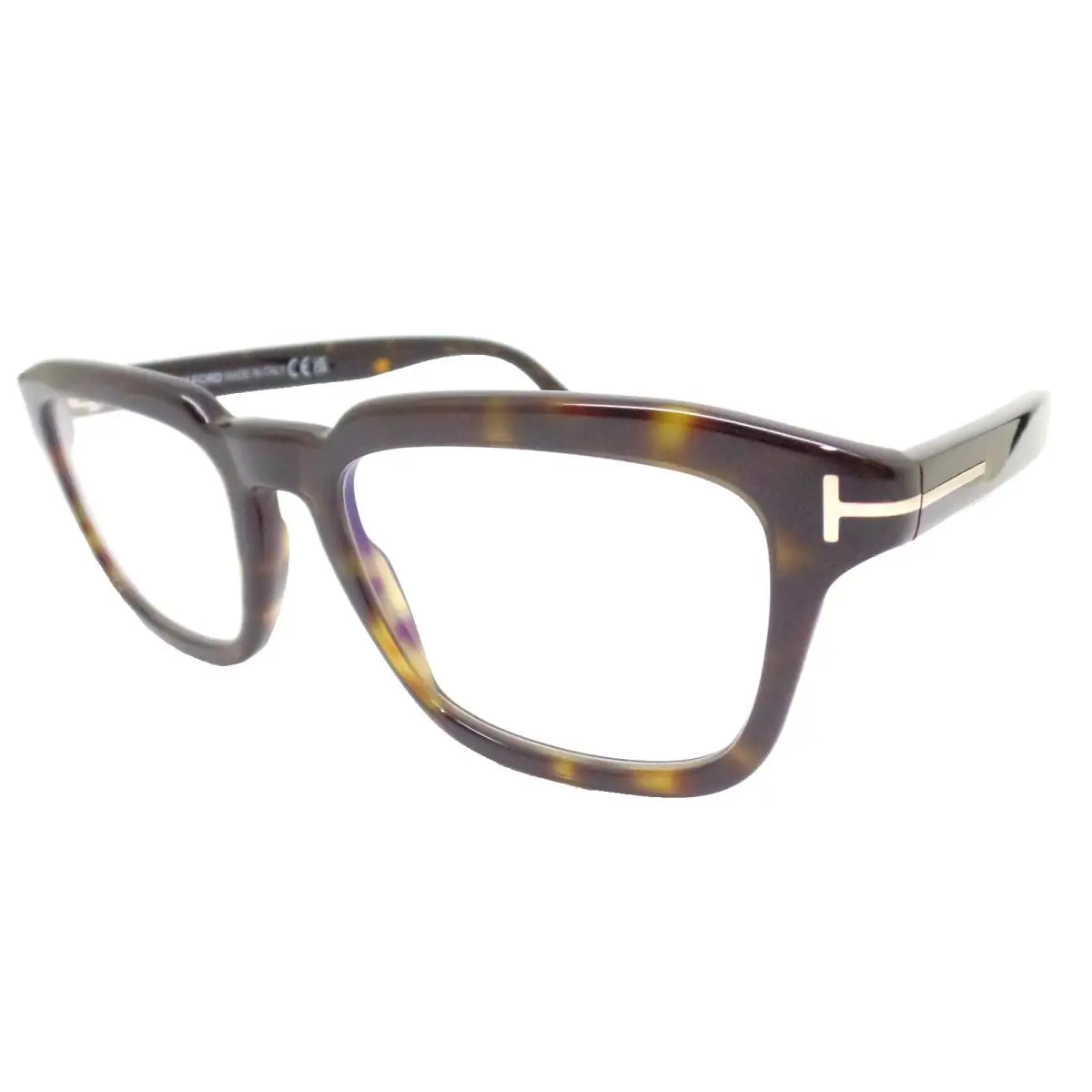 Tom Ford TF 6032 B 052 Dark Havana 52mm Blue Block Frames