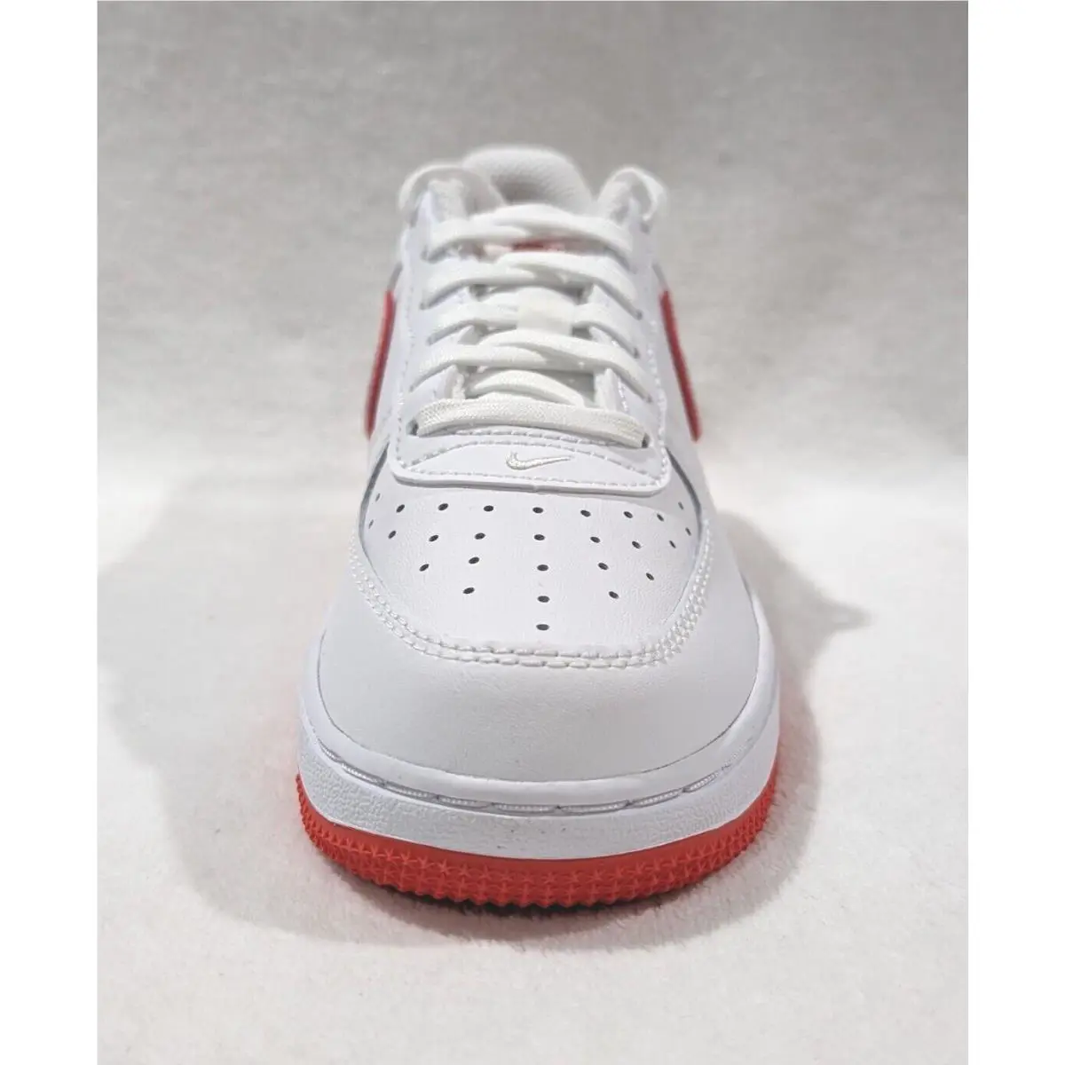 Nike shoes - Nike Force 1 Low - Force Low - FJ3484-101 FJ3484 - White/Picante Red 11
