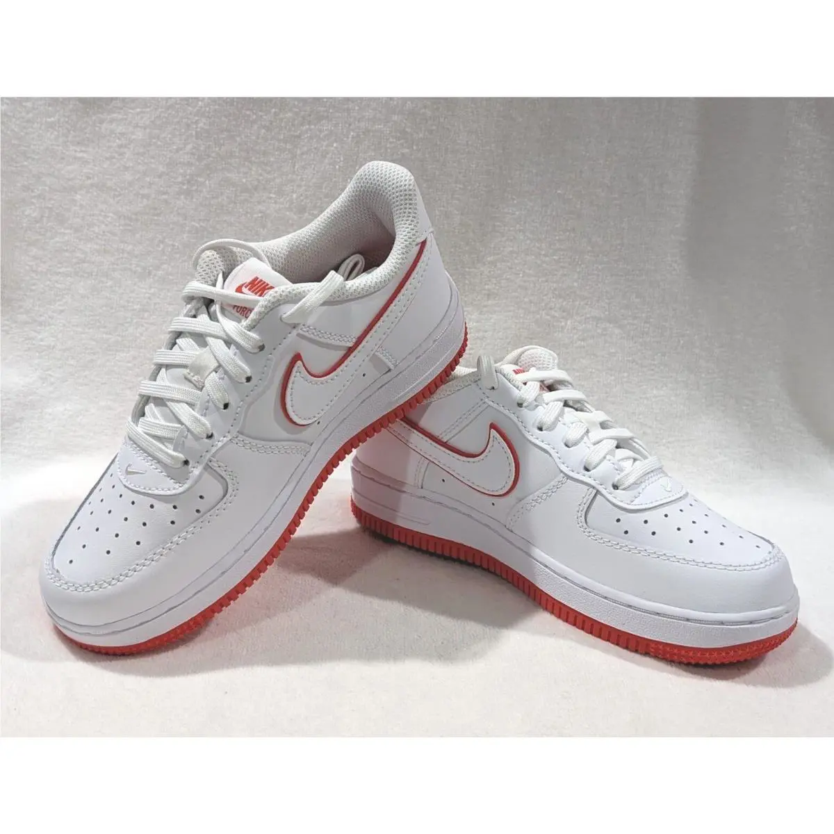Nike shoes - Nike Force 1 Low - Force Low - FJ3484-101 FJ3484 - White/Picante Red 7