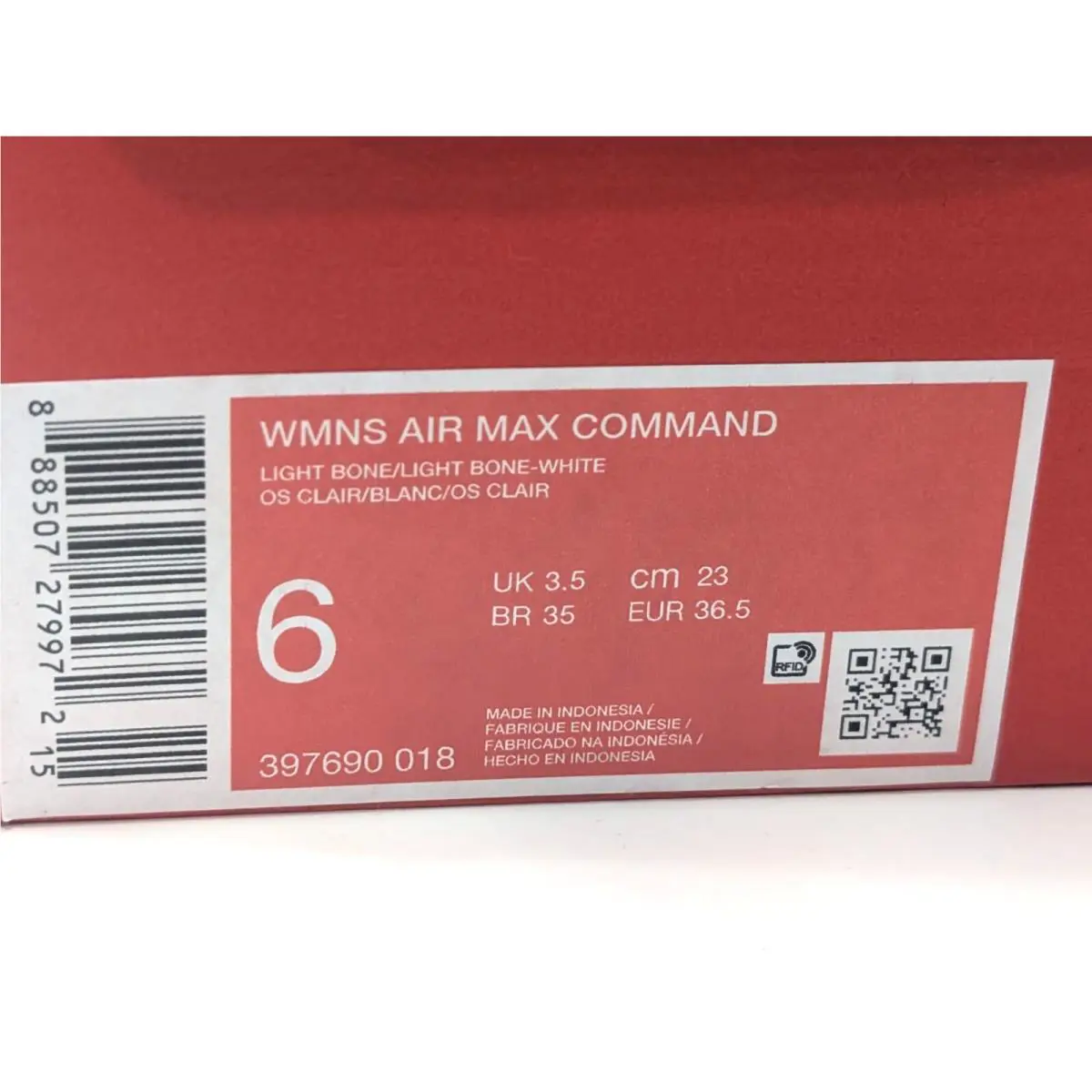 Nike shoes - Nike Air Max Command - Air Max Command - 397690-018 - Light Bone/White 9